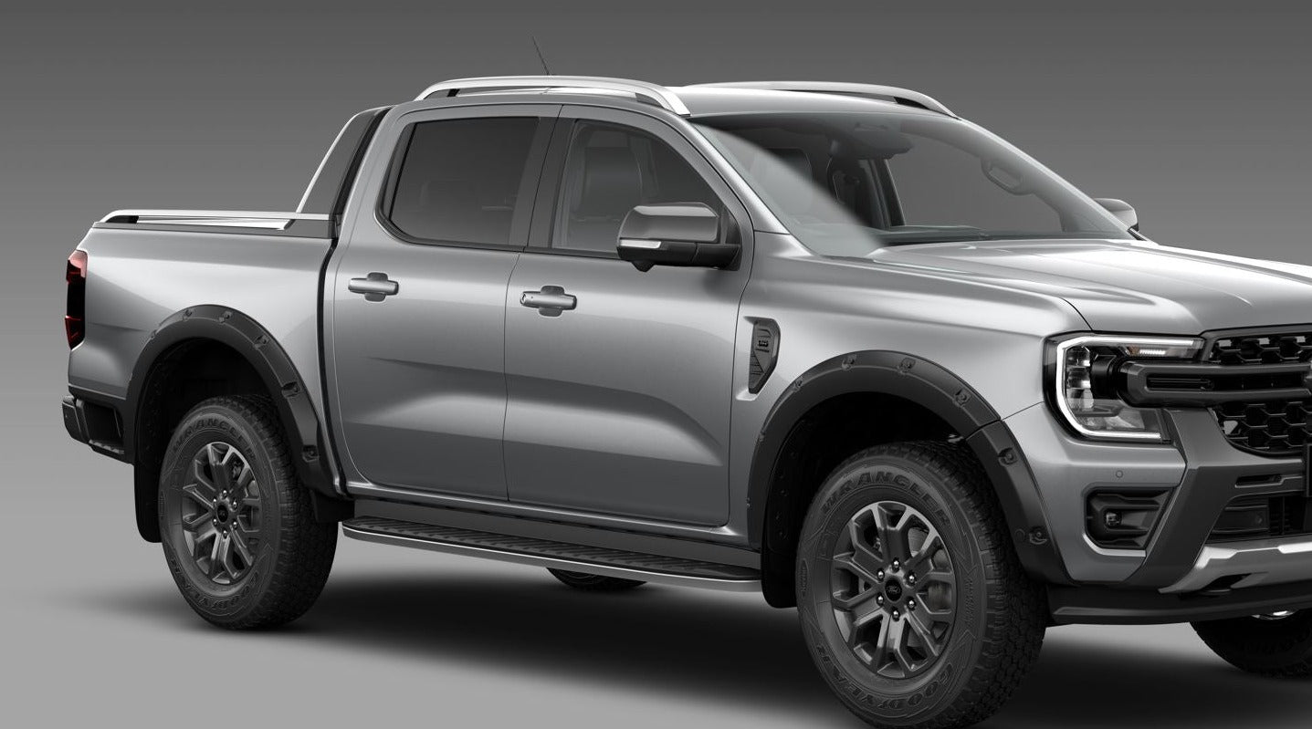 Ford Ranger Silver Back EGR Fender Flares (Bolt Look) - Ford Ranger XL/XLT/Tremor 2023- | EGR ...